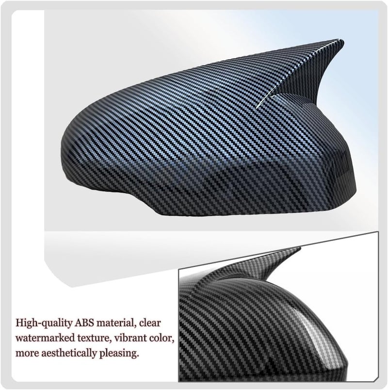 MUXEE Side Rear View Mirror Cover for Honda CRV 2023 2024 2025 2026 Carbon Fiber Turn Signal Housing Cover Accessories(with Turn Signal housing Slot.) - Image 5